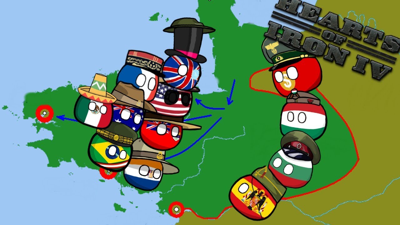 The Brest Defensive D-Day - Hoi4 MP In A Nutshell