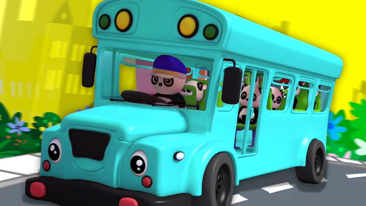 ล้อบนรถบัส | เพลงรถบัส | เพลงเด็ก | The Wheels On The Bus