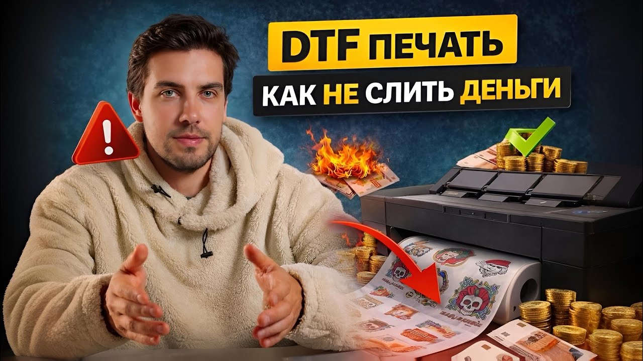DTF печать как бизнес: как не прогореть, расти и зарабатывать стабильно