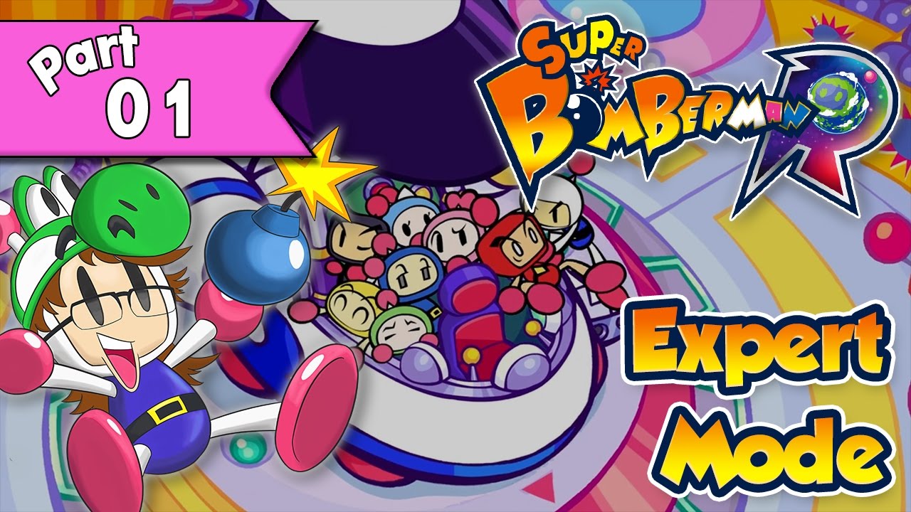 Super Bomberman R - Expert Mode walkthrough Part 1 - World 1 (Planet Technopolis)