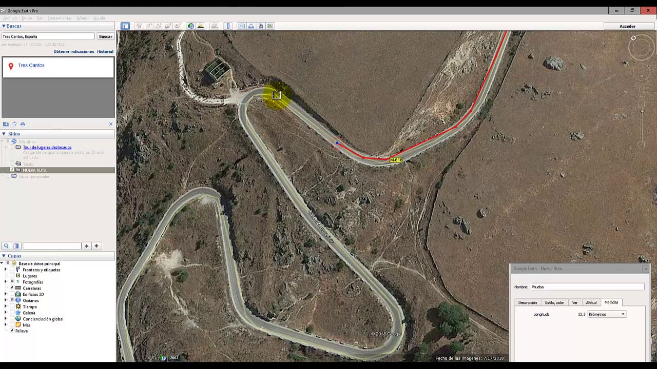 Crear rutas con Google Earth, waypoints, subirlas a Wikiloc. PARTE 1