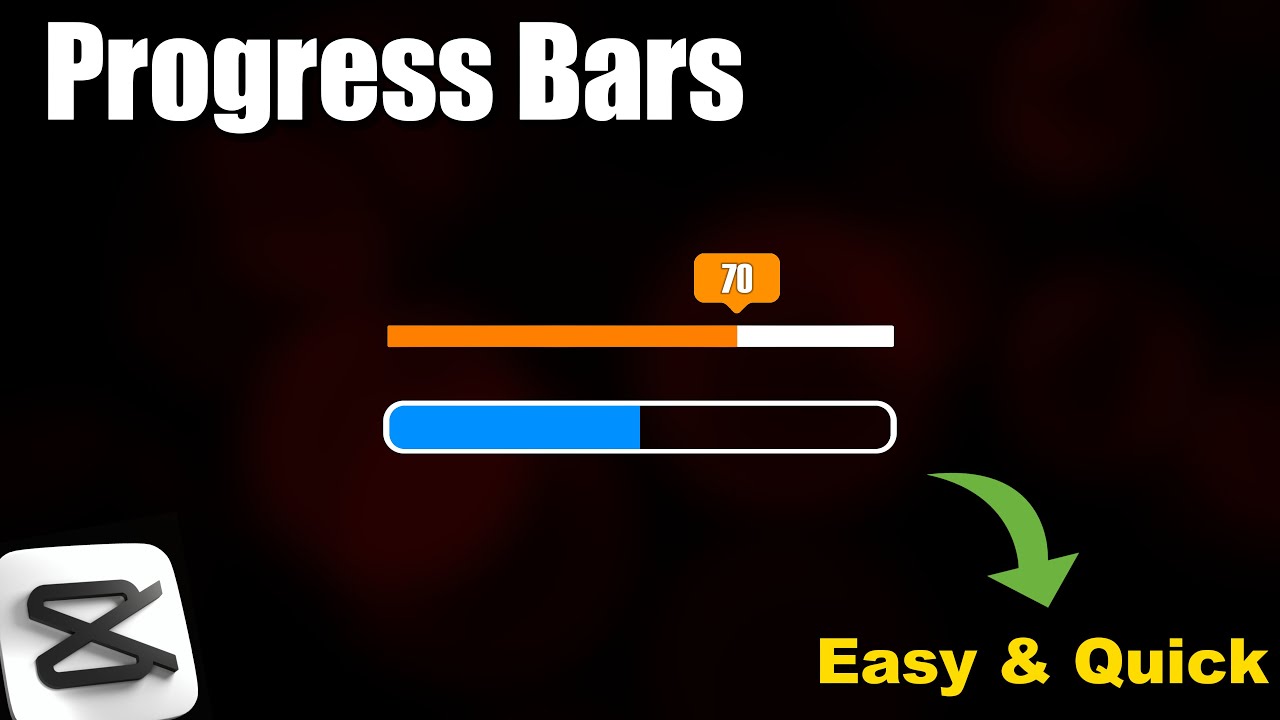 Make AMAZING Progress Bars in CapCut in 60 Seconds!