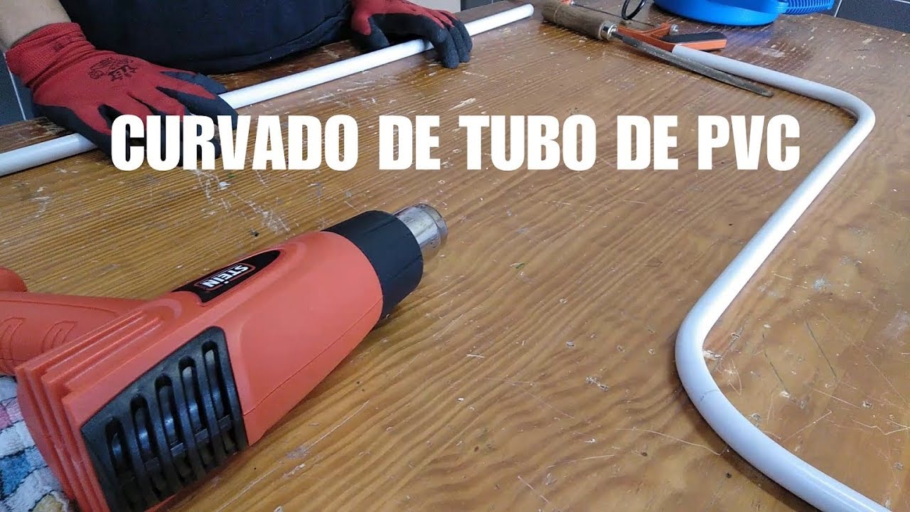 🔥 Curvar TUBO DE PVC con pistola de calor  | ⚡️TUTORIAL* ✅