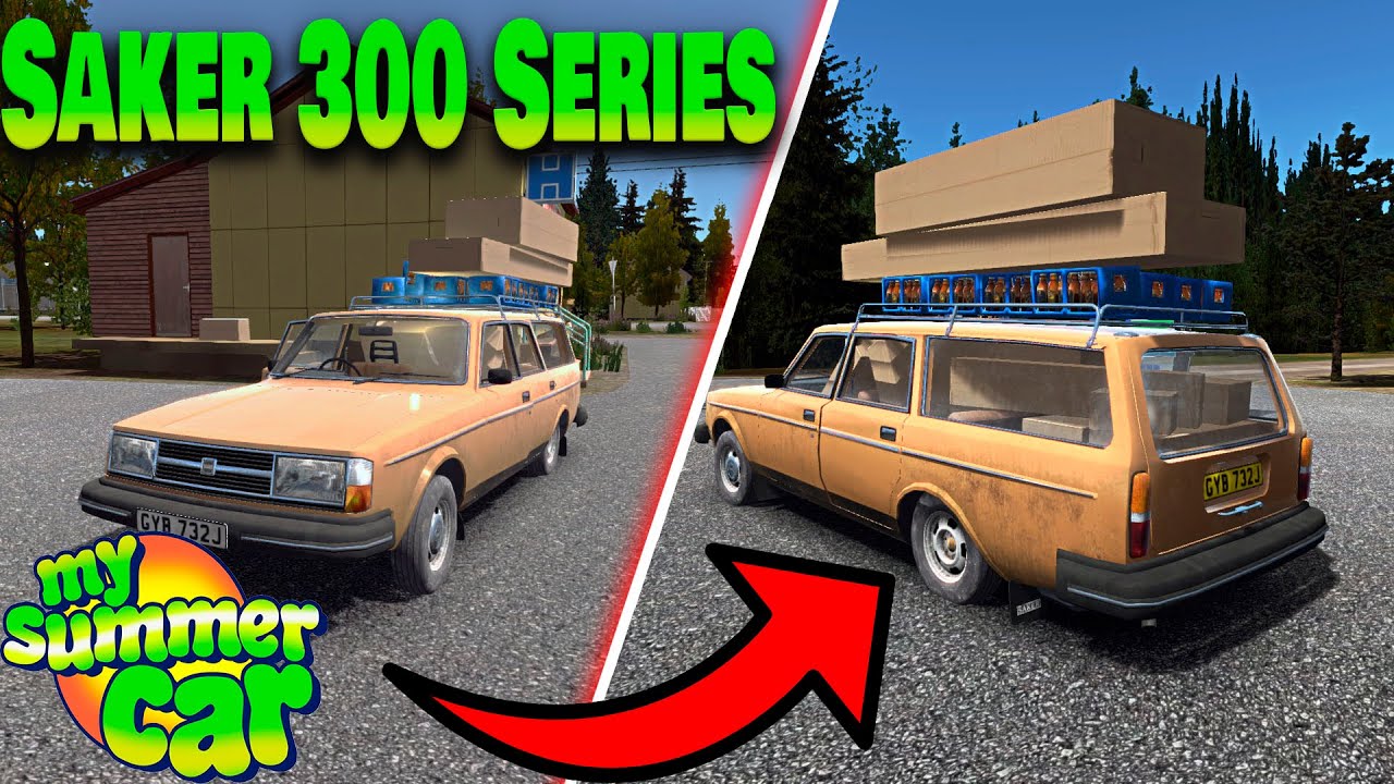 СКОЛЬКО МОЖНО ПЕРЕВОЗИТЬ ВЕЩЕЙ В НОВОЙ МАШИНЕ  Saker 300 Series I My Summer Car
