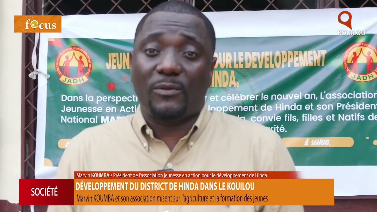 Le développement de Hinda au coeur des échanges entre Marvin KOUMBA et les populations
