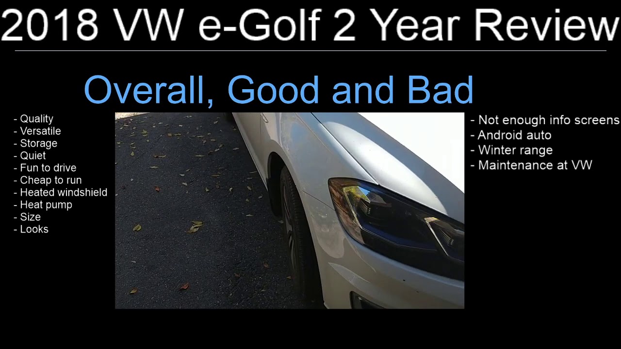 My e-Golf 2 Year Review!