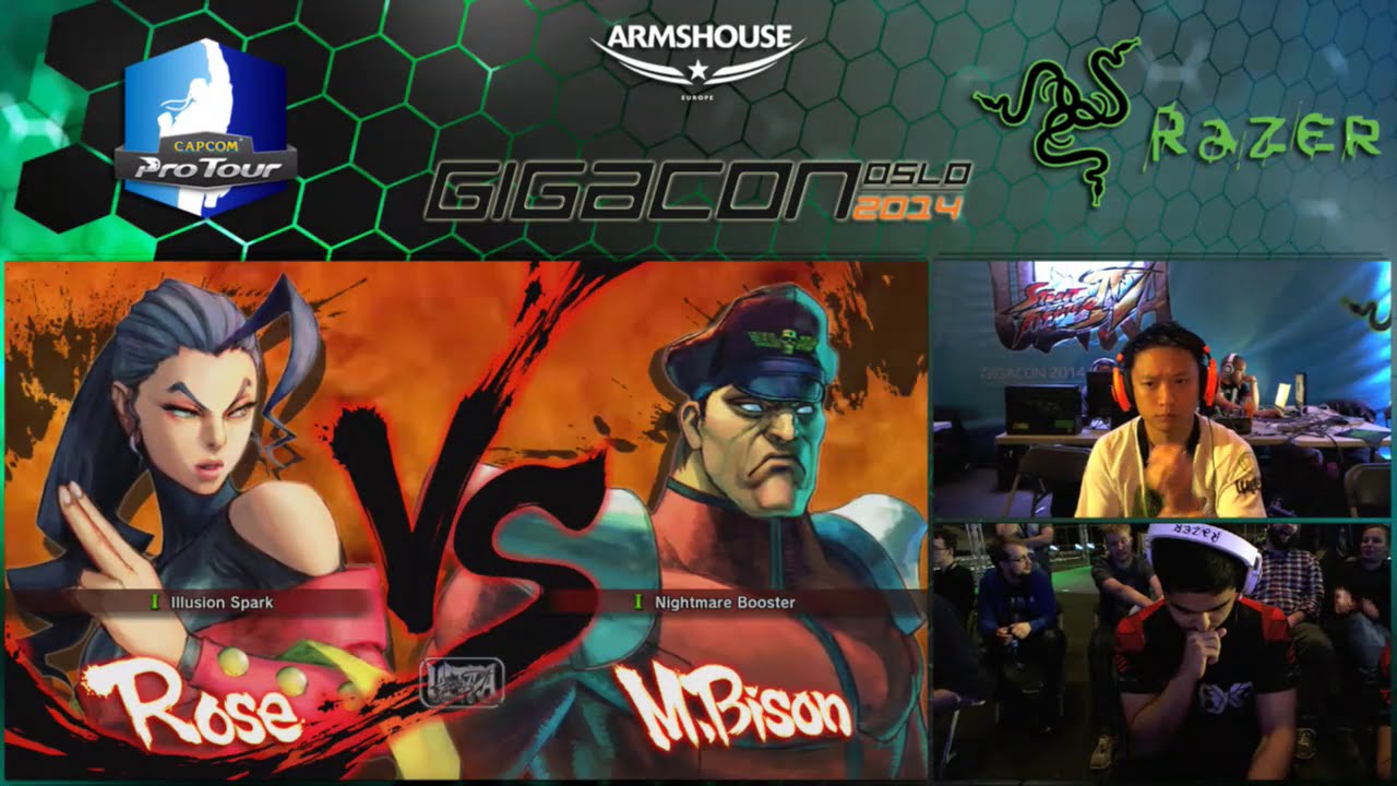Meltdown Louffy (Rose) vs BX3.Phenom (M.Bison) - GRAND FINAL Gigacon 2014 USF4