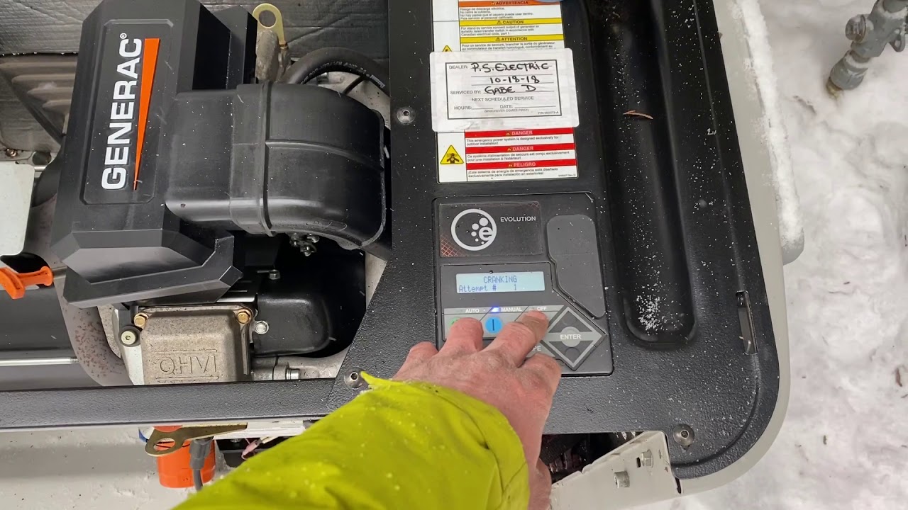 Generac 20 кВт - Сброс сообщения об ошибке/неисправности - СБРОС КРАСНОГО СВЕТОДИОДА!