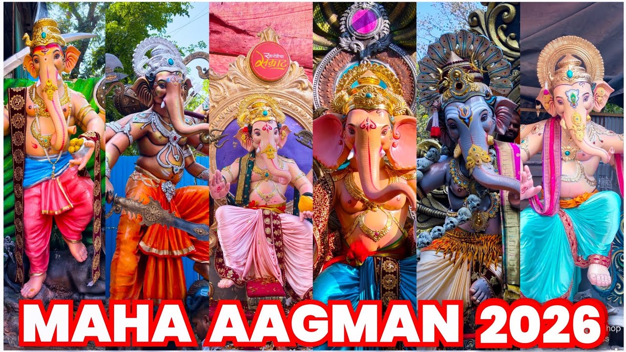 Maghi Ganpati Maha Aagman 2026 | Kandivali Cha Maharaja | Charkop Cha Peshwa 