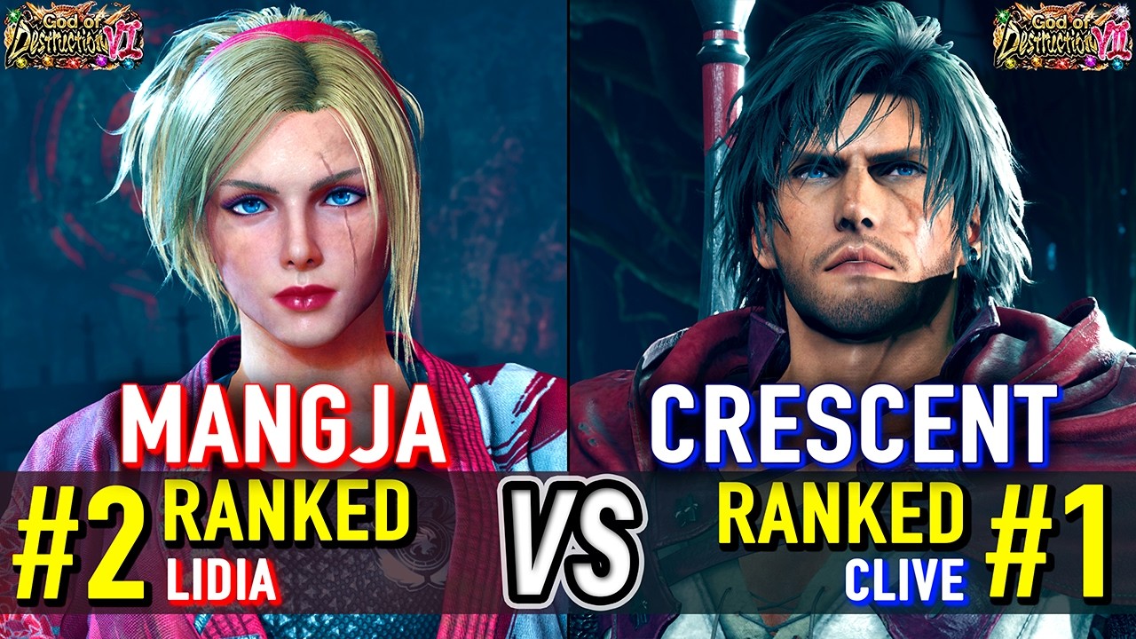 T8 🔥 MANGJA (#2 Ranked Lidia) vs CRESCENT (#1 Ranked Clive) 🔥 Tekken 8 High Level Gameplay