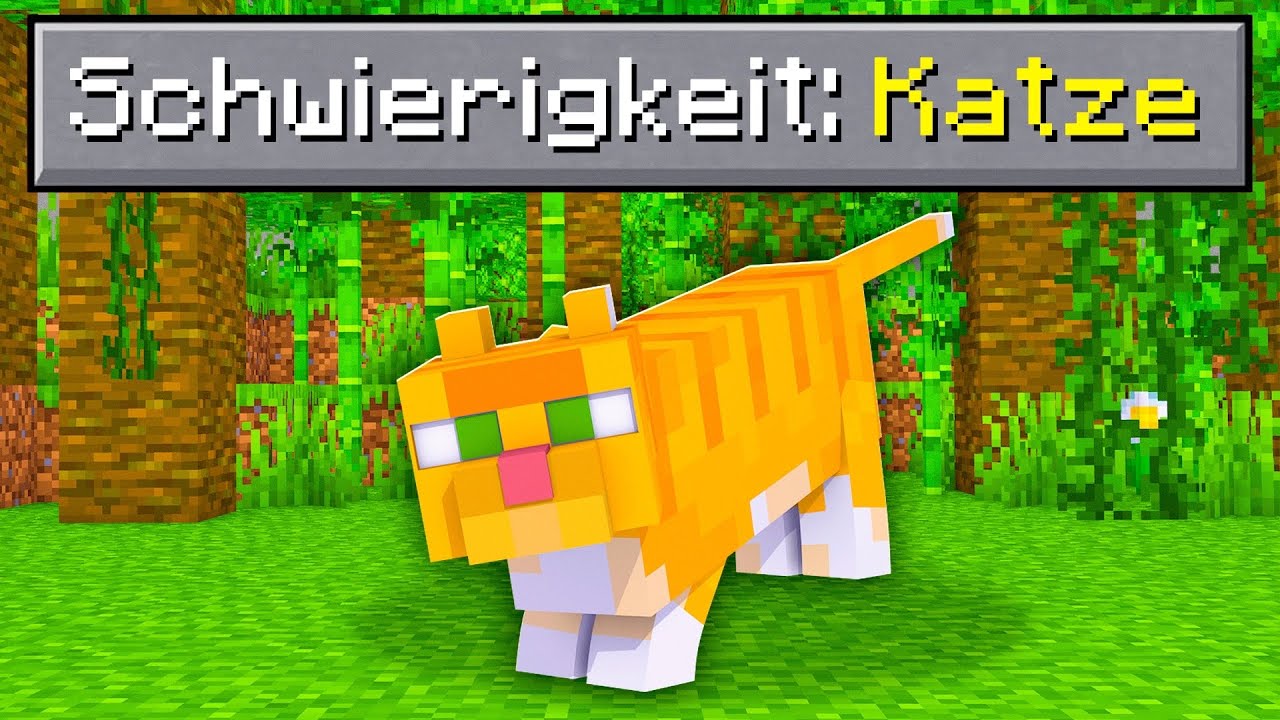 MINECRAFT als KATZE durchspielen!