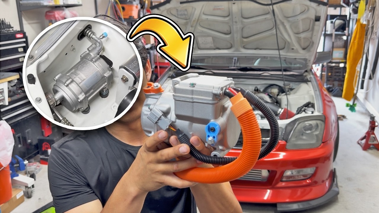 Upgraded 12v Electric AC Compressor