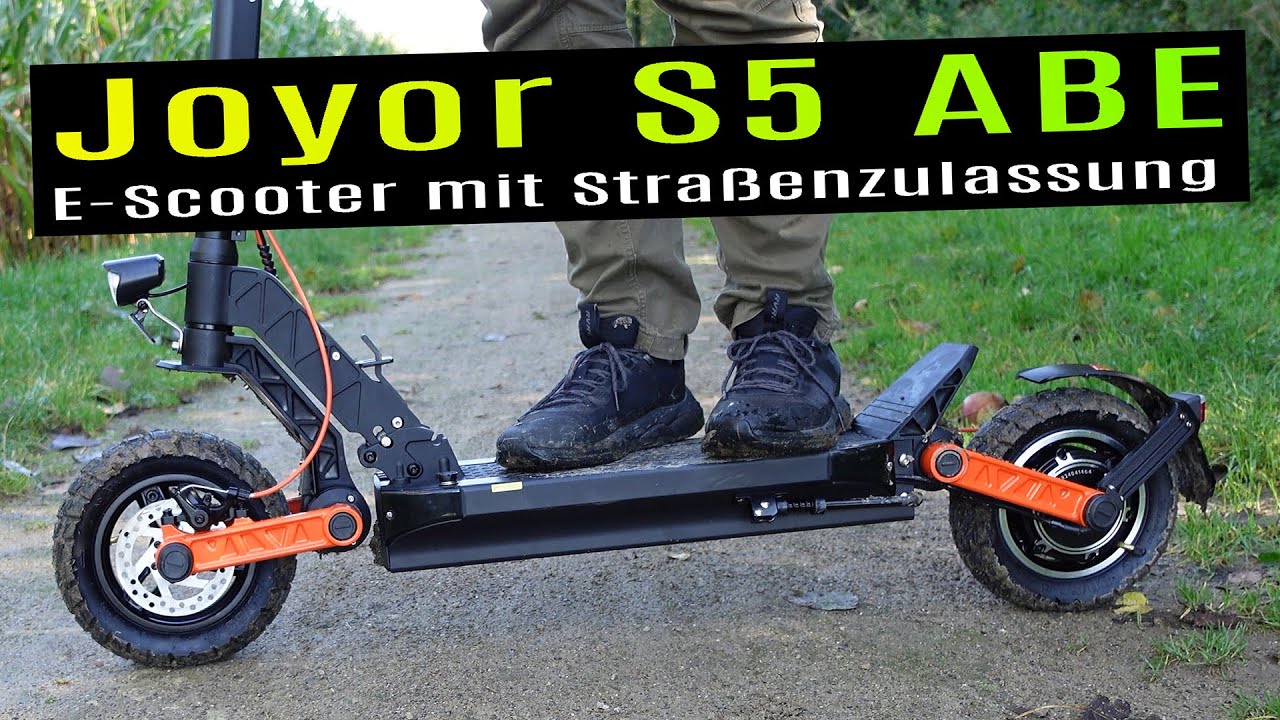 Joyor S5 ABE  |  gel&auml;ndetauglicher E-Scooter mit Stra&szlig;enzulassung