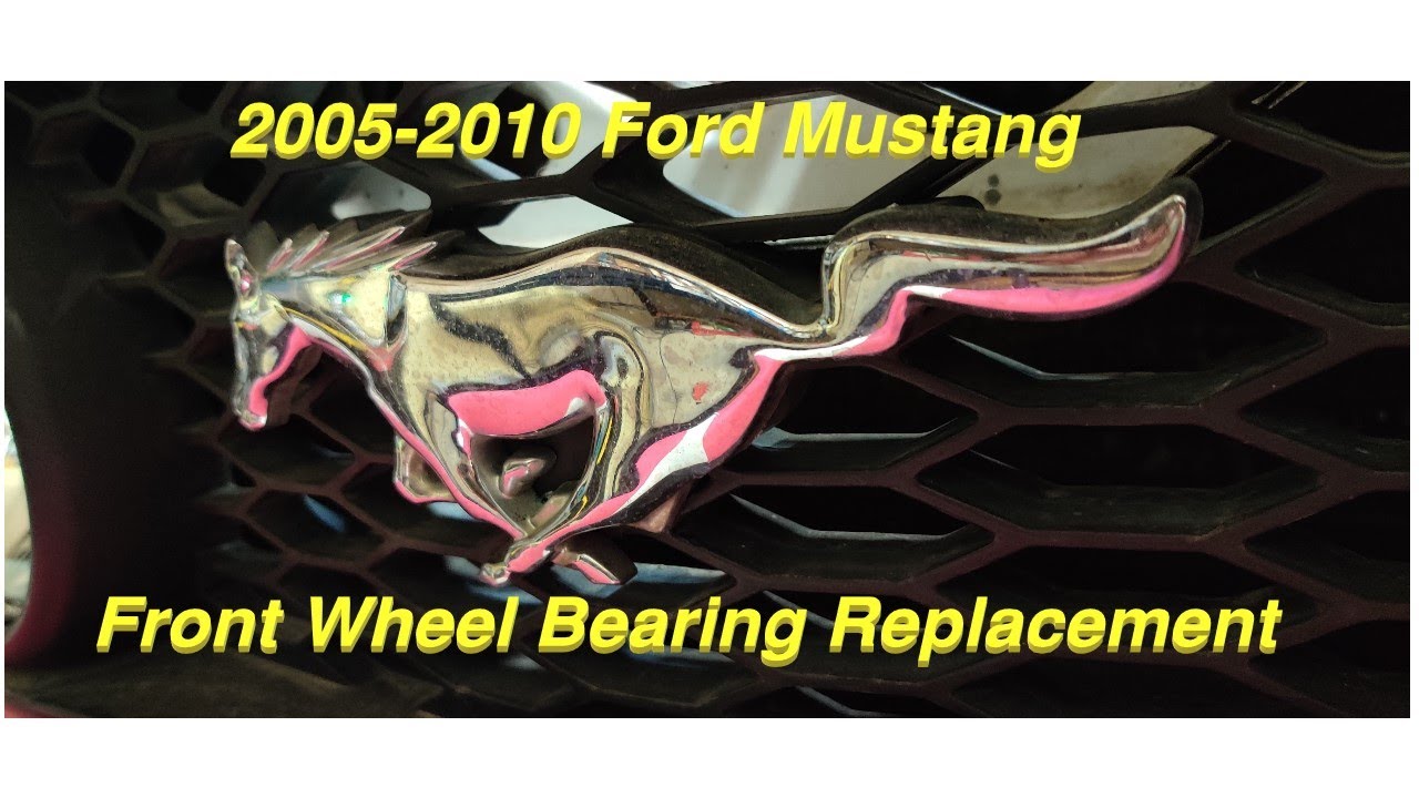 Установка переднего ступичного подшипника Ford Mustang 2005–2010 гг.