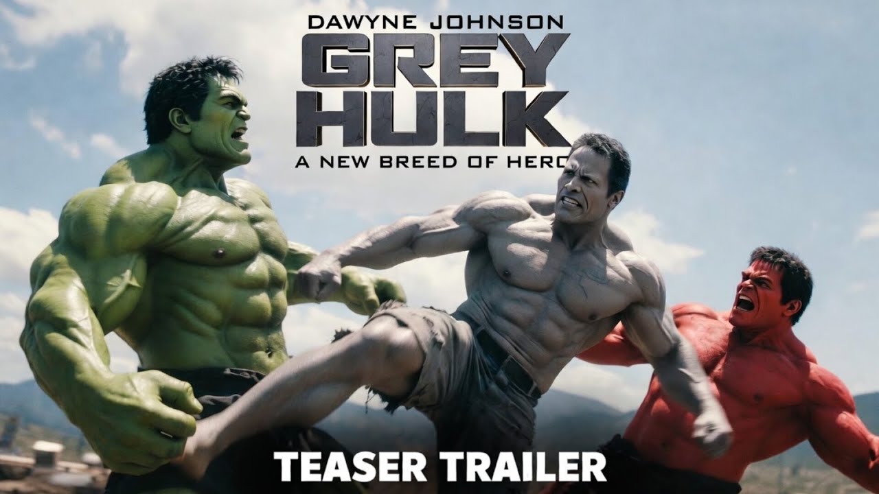 Grey Hulk (2027) Fan Made Concept Trailer | Dwayne Johnson vs World | Action Sci-Fi