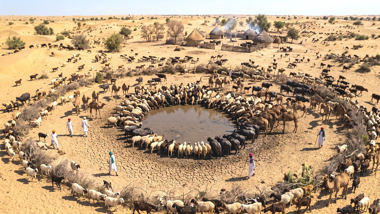 The Hidden Life of Cholistan Desert During the Hottest Summer | Desert Village Life Documentary