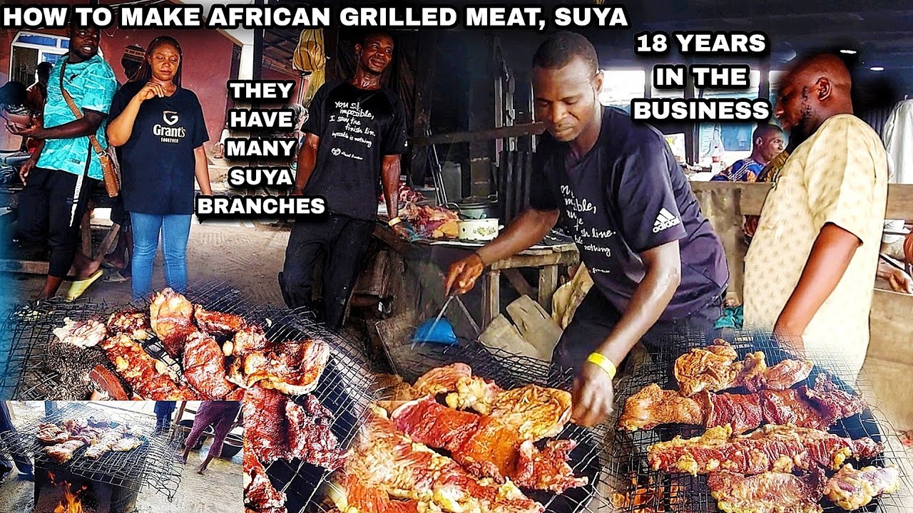 THESE NIGERIAN BOYS STARTED SELLING SUYA AT 15! HOW TO MAKE AFRICAN GRILLED MEAT SUYS |Danica Kosy