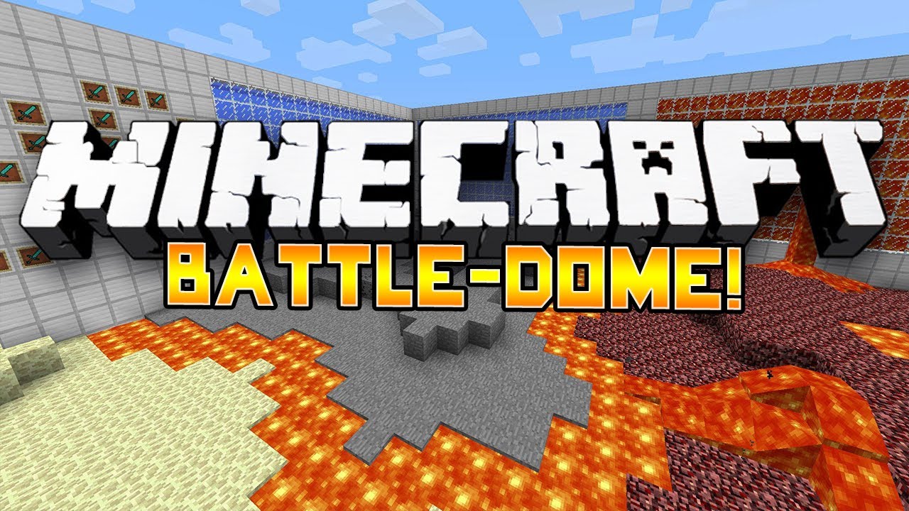 Minecraft PVP: Battle-Dome #10 - w/BajanCanadian, Bodil40, Vikk & Palmer!
