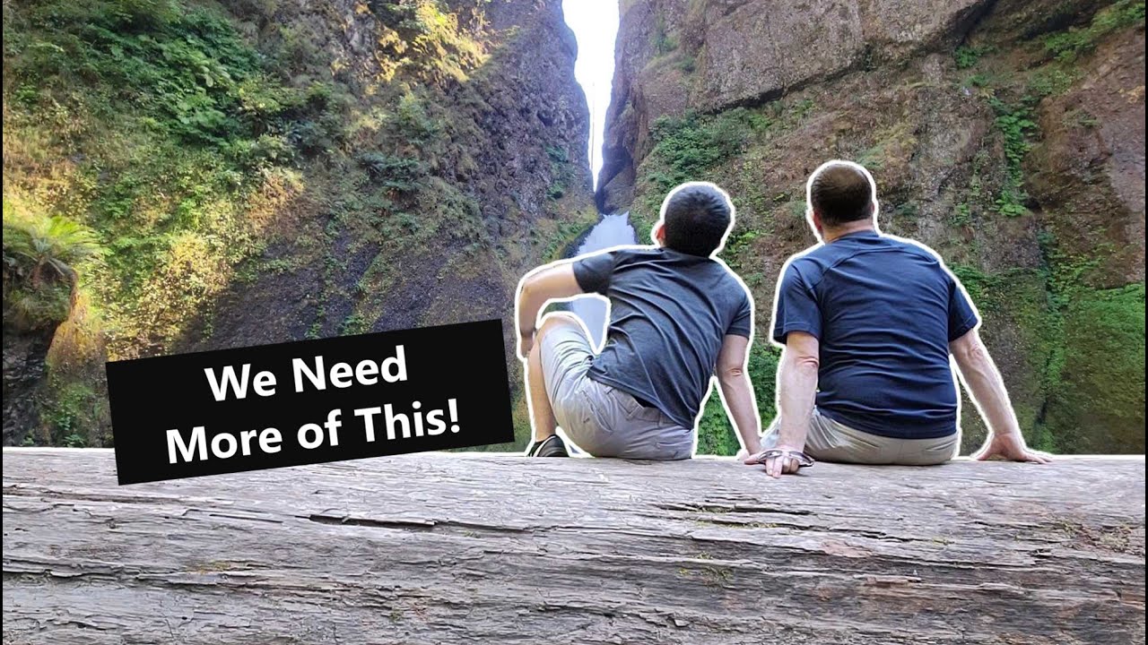 Quick Day Trip to Wahclella Falls | Gay Couple Travel | We both needed it