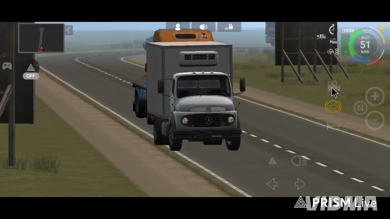 Mercedes Benz 1114 furgón GRAND TRUCK SIMULADOR 