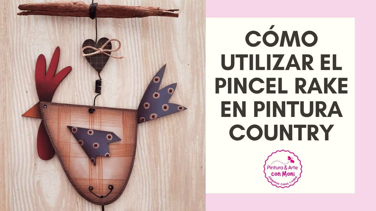 CÓMO USAR EL PINCEL PARA PINTAR PELAJE - PINCEL RAKE #pinturacountry #artecountry #pinceles