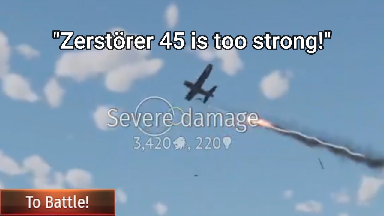 Zerst&ouml;rer 45 destroys planes   |   (WarThunder CLIPS)