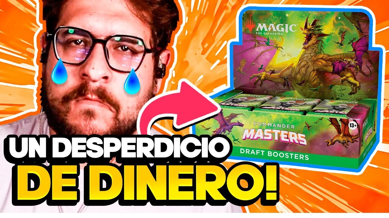 Esta caja de draft ES CARISIMA!! vale la pena? COMMANDER MASTERS