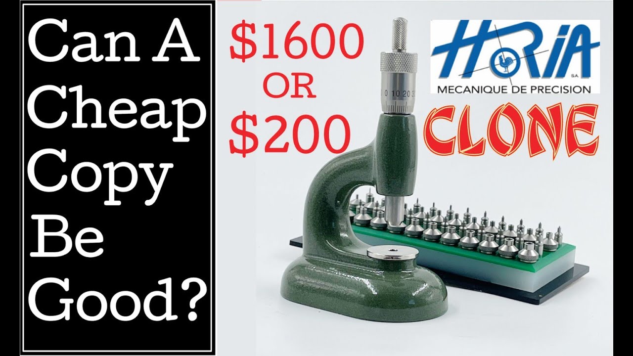 How to Replace a Watch Jewel and Horia (clone) Tool Review