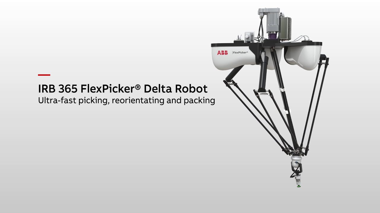 IRB 365 FlexPicker® Delta Robot - lightweight picking, reorientating and packing