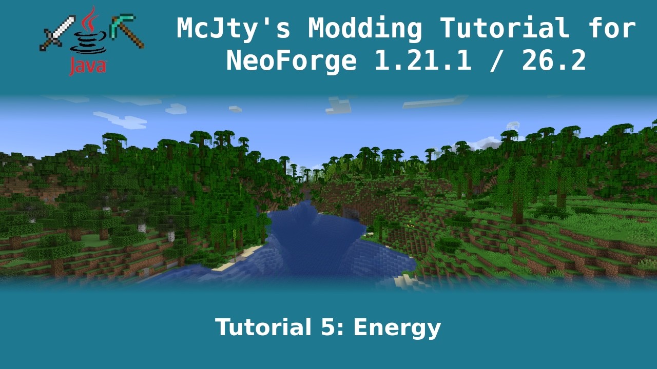 Моддинг для NeoForge 1.21.1/26.2: Энергия
