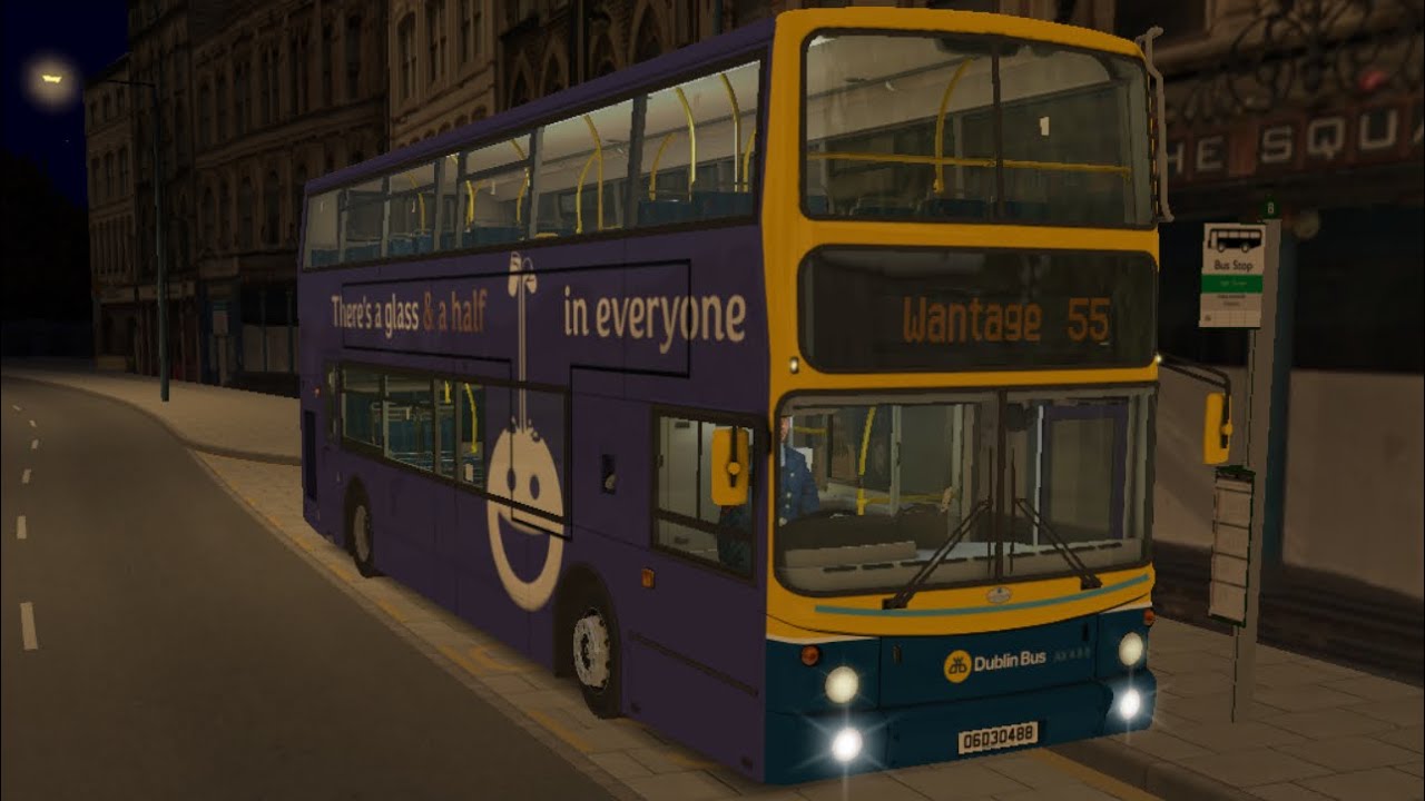OMSI 2: Oatford | Dublin Bus AX488 - Cadbury AOA (V3D ALX400) | Route 55 - Wantage to Oatford