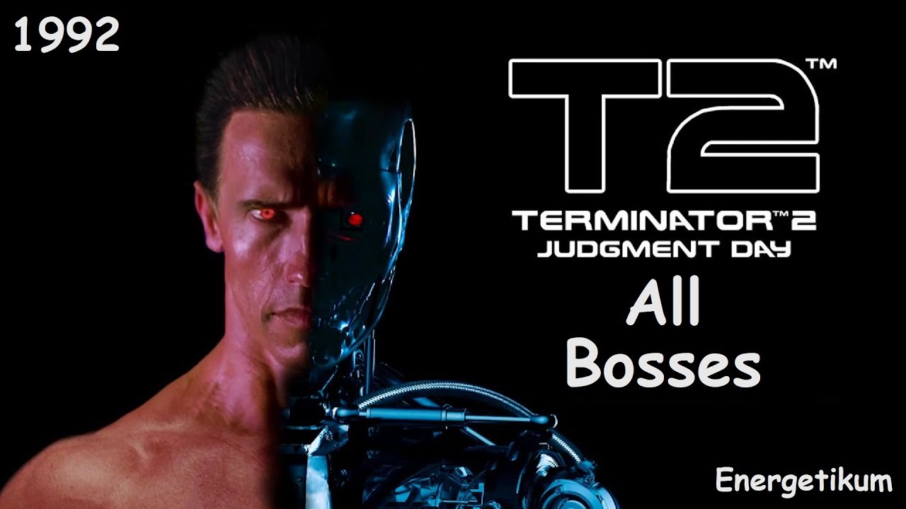 Terminator 2: Judgment Day - all bosses (все боссы) [NES]