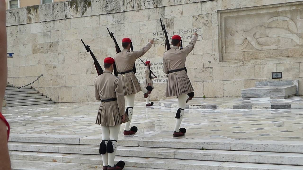 Athen Wachablösung der Ehrenwache