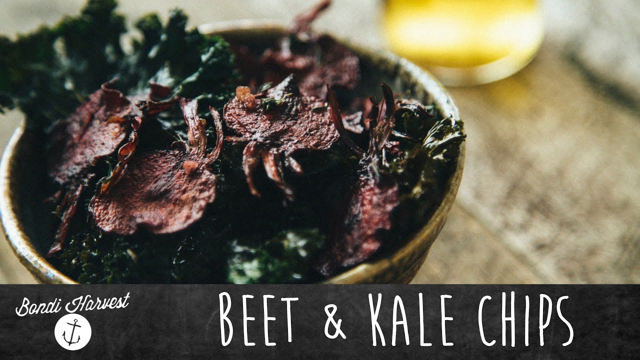 How to make Beet and Kale Chips
