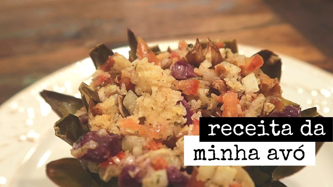 ALCACHOFRA RECHEADA DA MINHA AVÓ