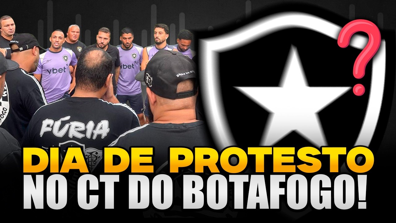 LIVE | PROTESTOS NO CT DO BOTAFOGO | O QUE ESPERAR PÓS ELIMINAÇÃO DA LIBERTADORES