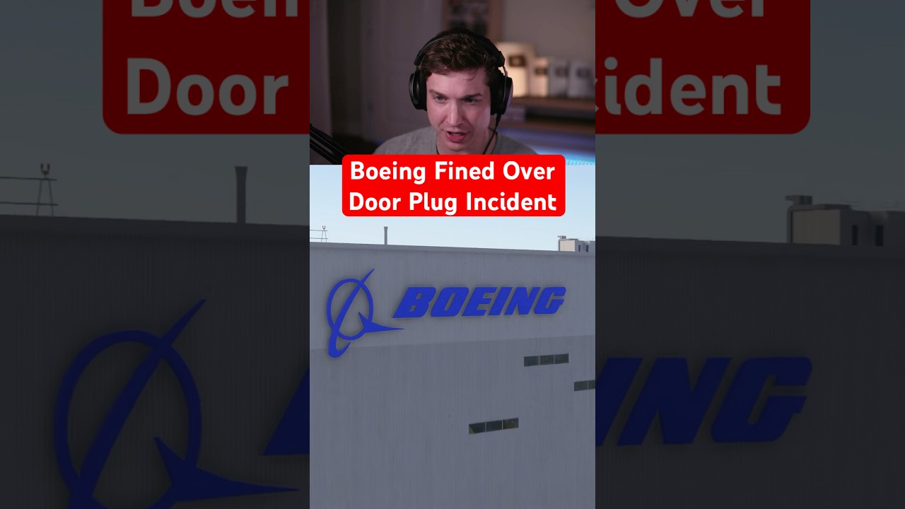 Boeing Fined for Door Plug Incident