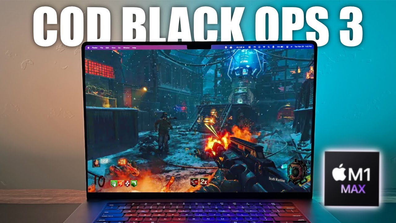 Call of Duty Black Ops 3 на 16-дюймовом Macbook Pro M1 Max