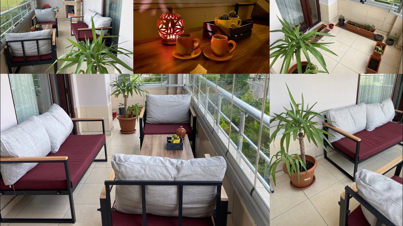 Balkon turu / balkon dekorasyonu / balkonda sebze yetiştirme / hobi bahçemiz 🎋🌵 ev turu