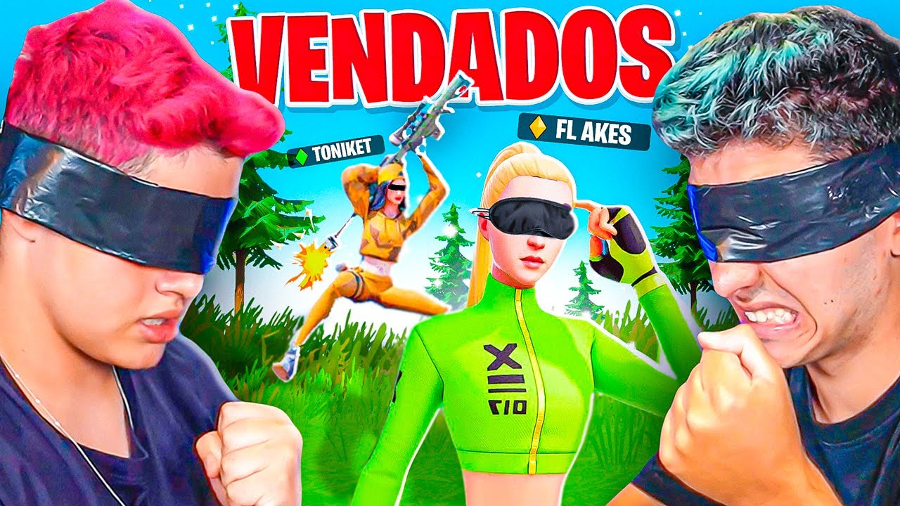 FUI X1 VENDADO COM O FLAKES POWER NO FORTNITE! KKKKKKKKKKKKK