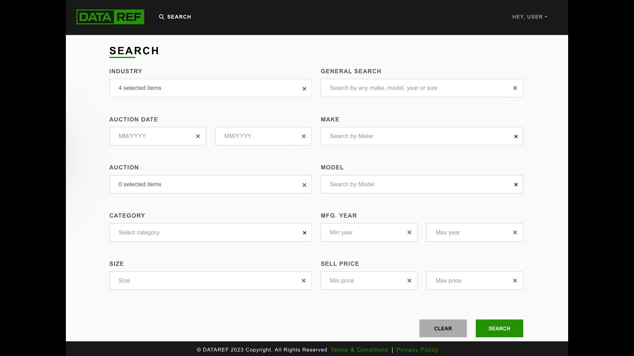 DataRef Overview: Find Used Machinery Pricing