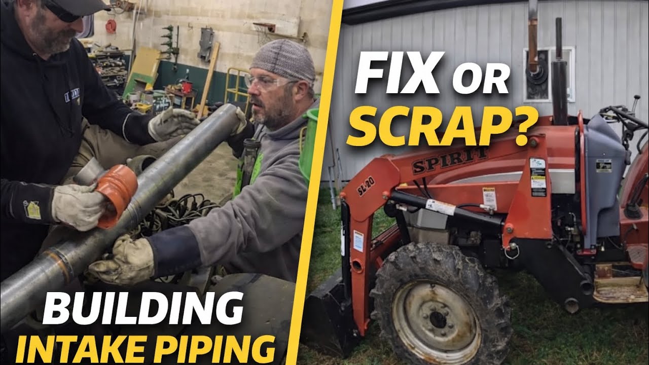 Custom Intake Piping Build — And a Tractor That Might Not Be Worth Saving