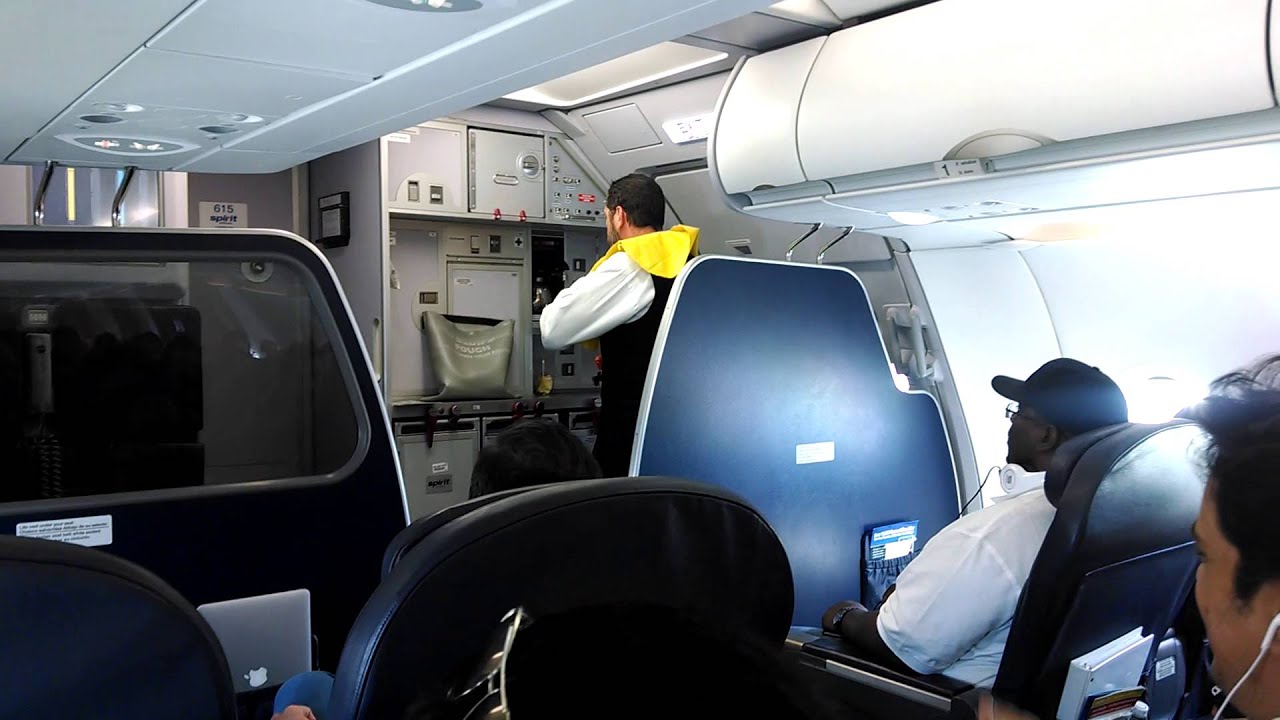 New On Board Flight Instructions - Spirit Airlines