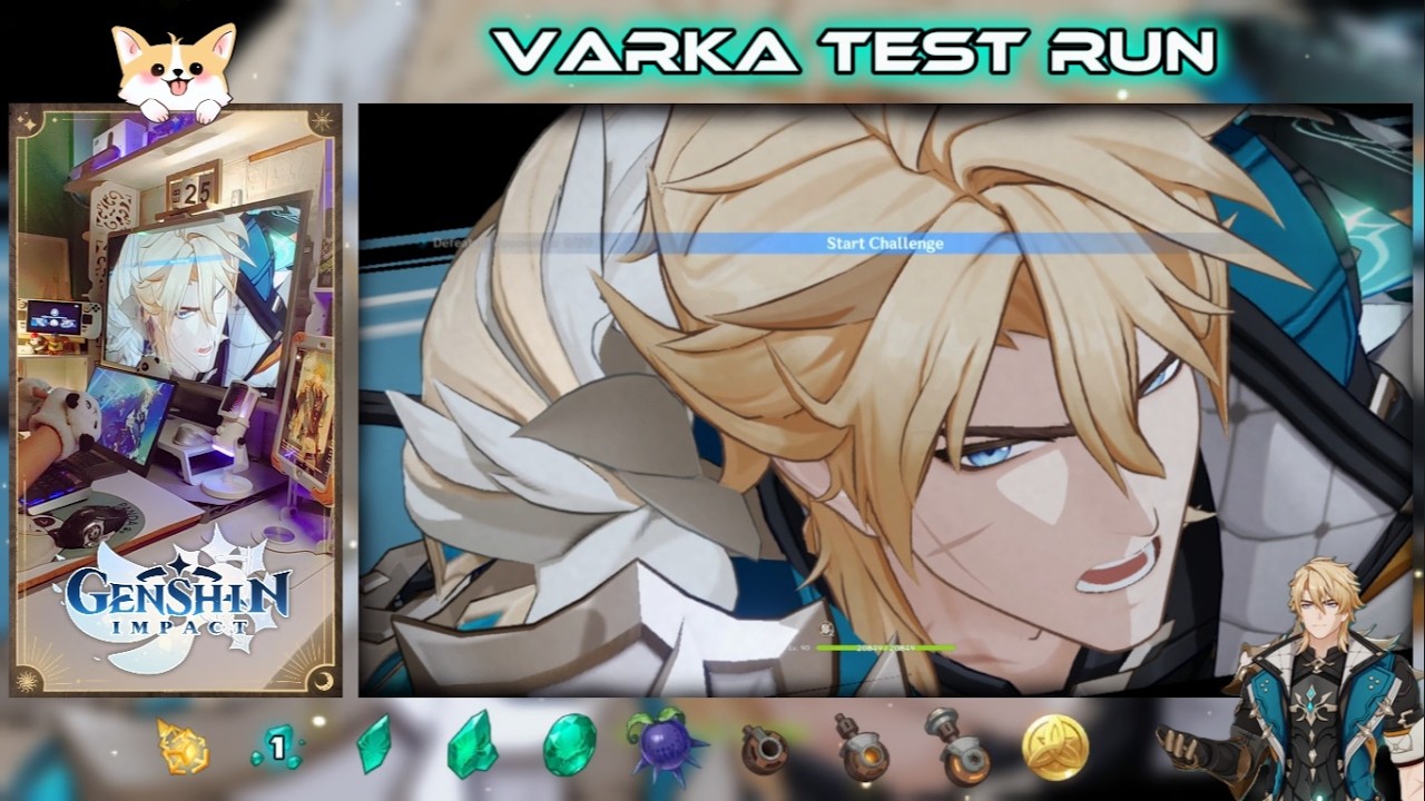 Genshin: Varka Test Run #genshinimpact