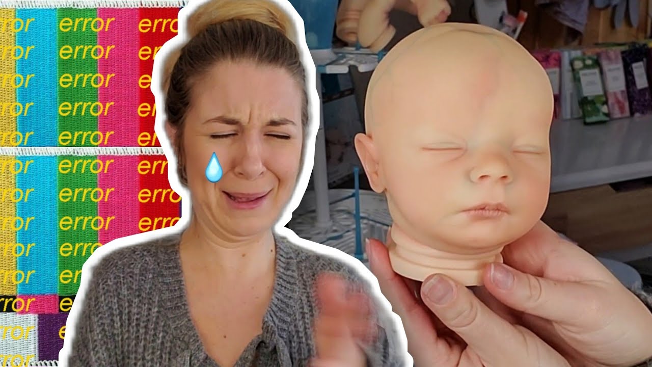 NEWBORN RED SKIN TONE?! Dolls That Look REAL Babies | Painting My First Reborn Baby (Ep. 3)