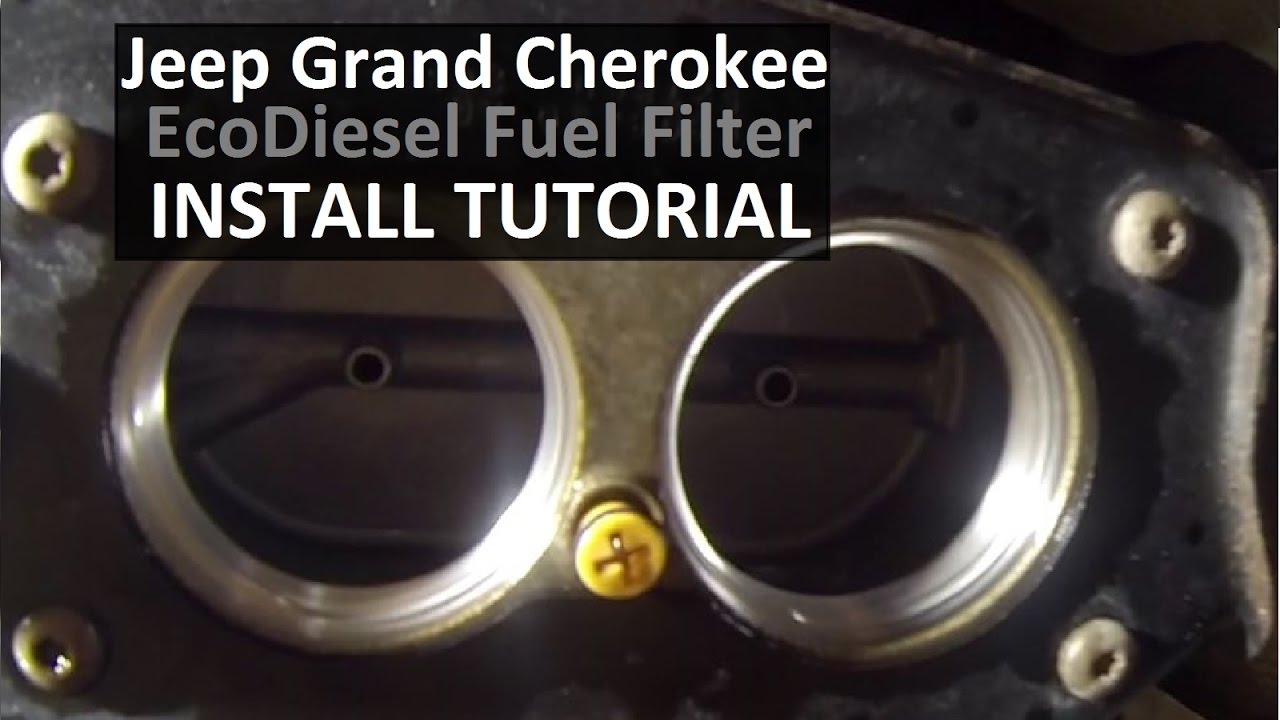 Топливный фильтр Jeep Grand Cherokee EcoDiesel своими руками