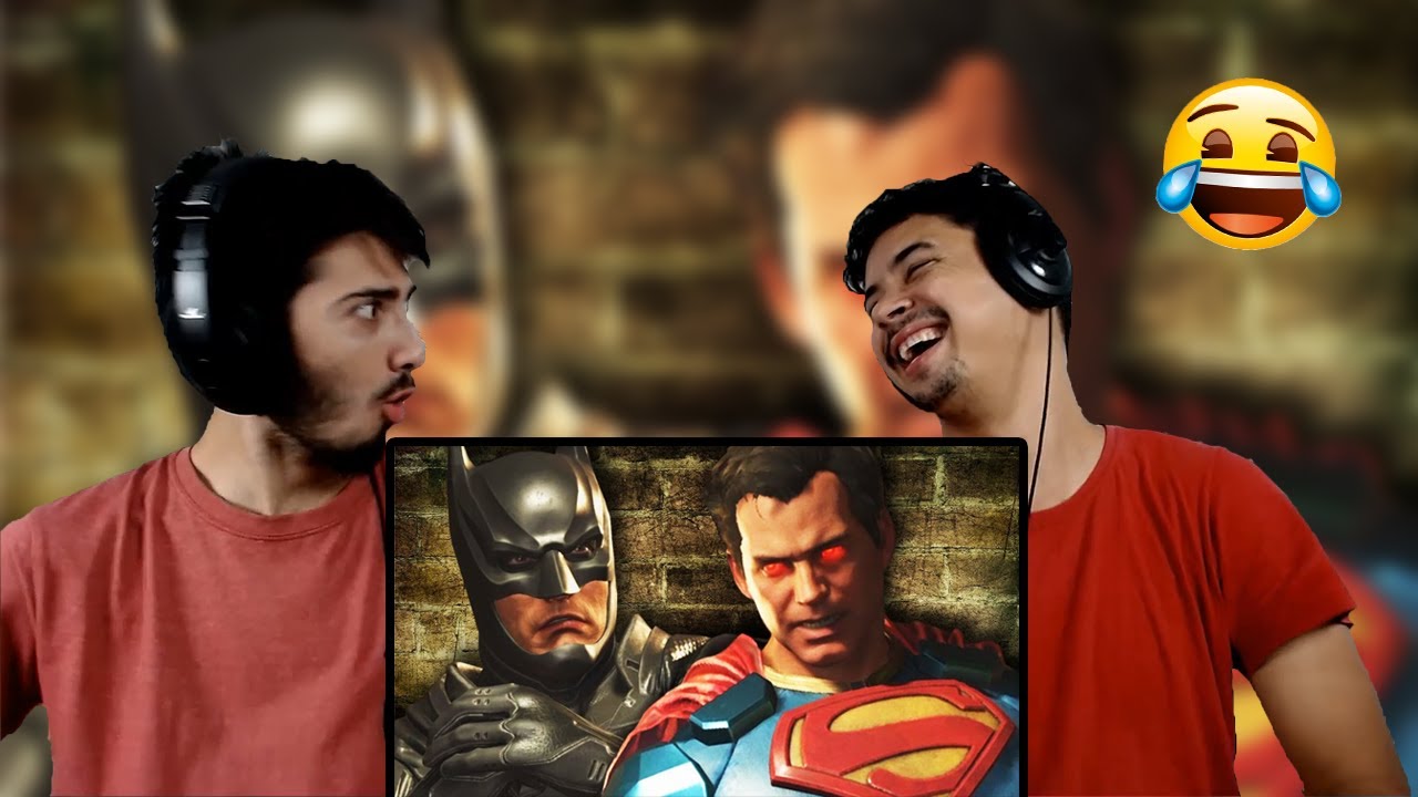 REACT SUPERMAN ME PASSOU O SARRAFO! - Injustice 2 (Games EduUu)