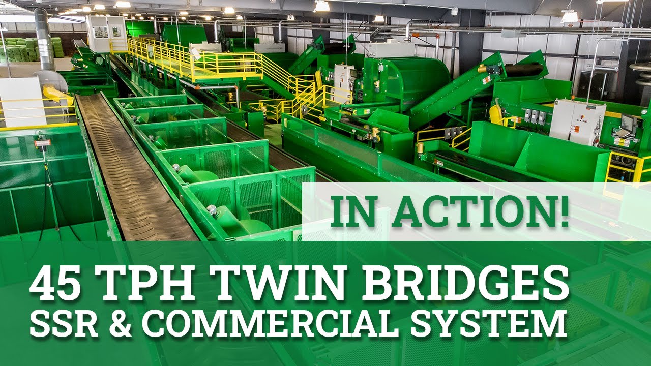 45 TPH Twin Bridges in ACTION! - Green Machine