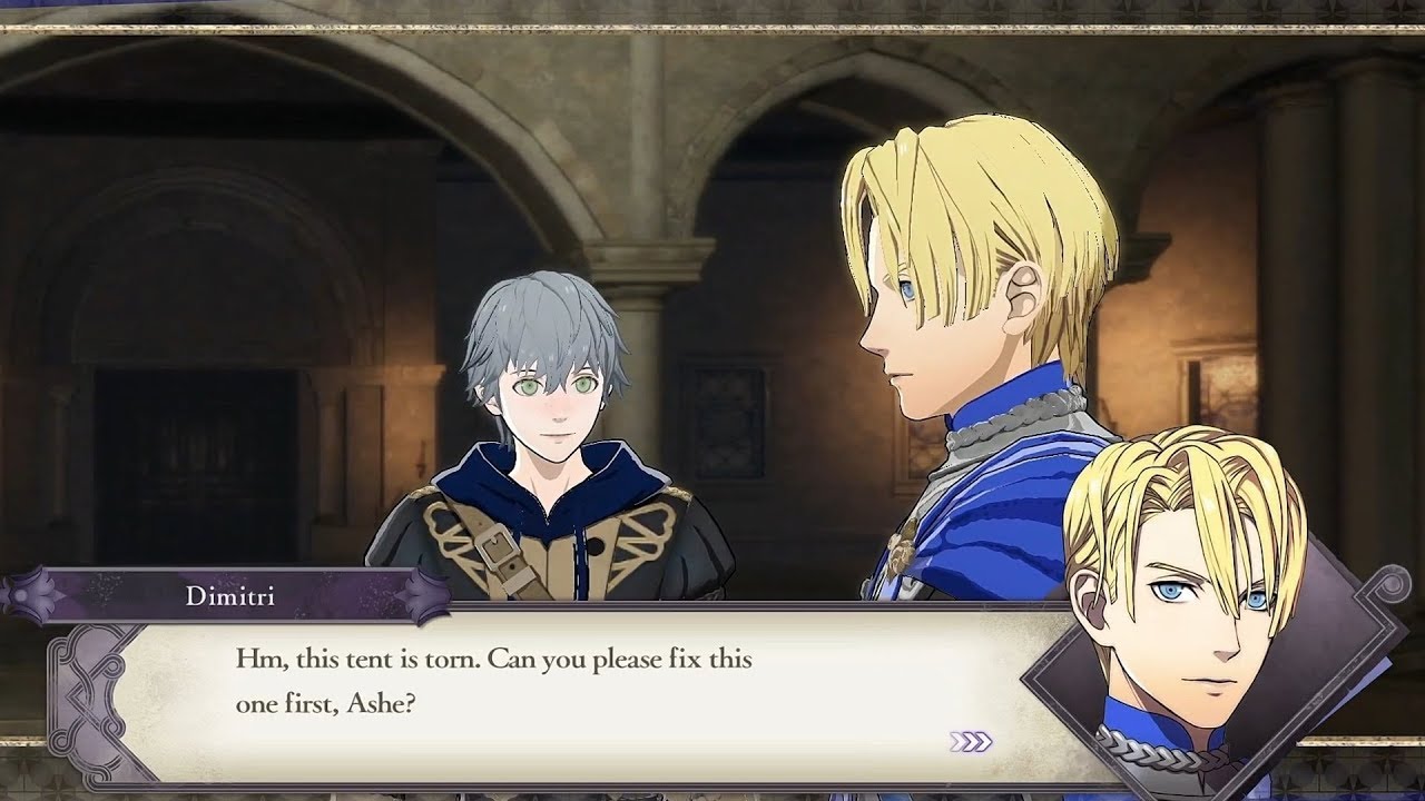 Ashe & Dimitri Support Conversations  - Fire Emblem: Three Houses [Switch]