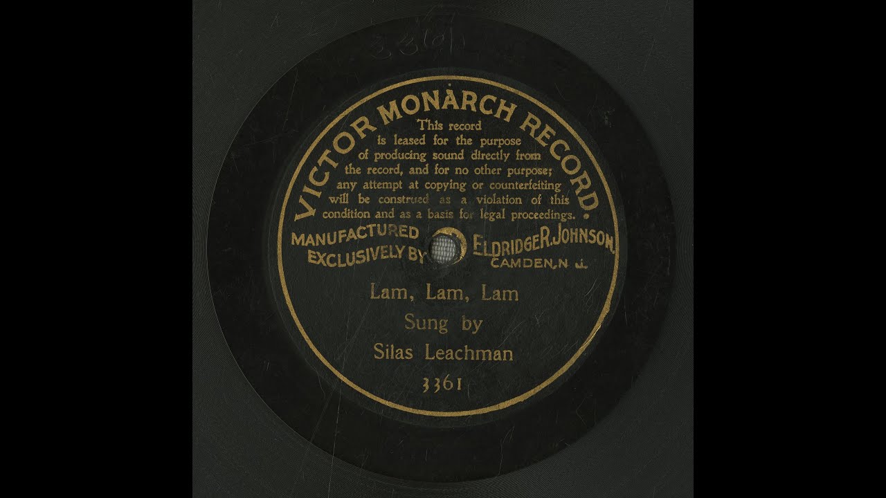 Lam, lam, lam, #1901#vinyl #vinylrecords, Leachman Silas Vocalist, Jerome Benjamin M. Composer,